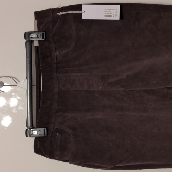Soft Surroundings Pull On Relaxed Straight Corduroy Pants Color Burnt Hi… - Picture 2 of 11